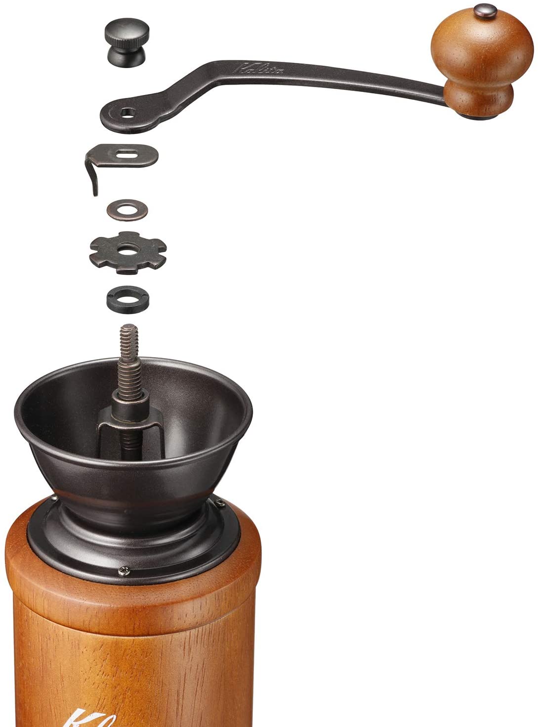 (預訂｜全港免運) Kalita 經典設計 木質手感 手搖/手動磨咖啡豆機 Coffee Mill KH-3【約10-15個工作日內寄出】 - Premium Mall HK