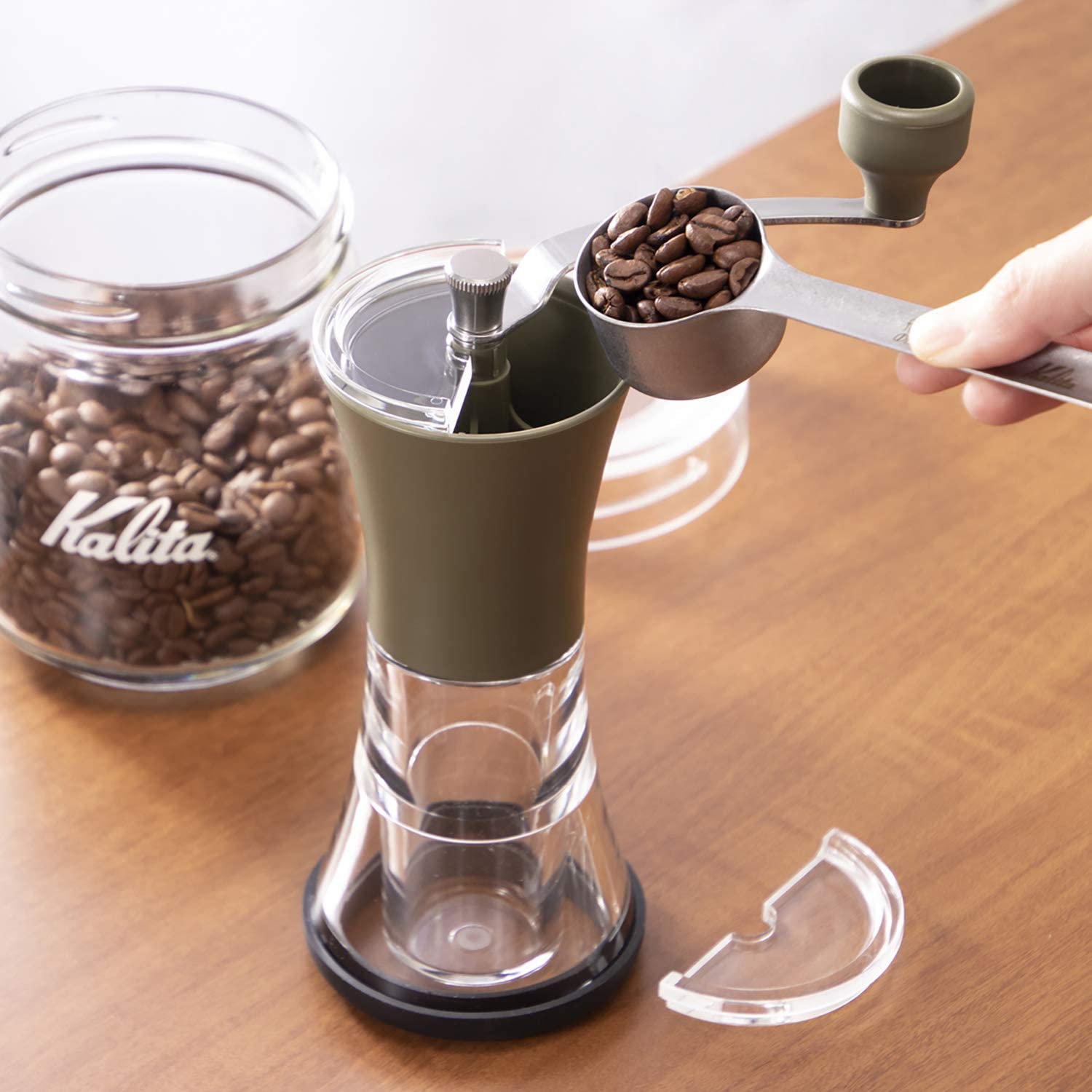 預訂｜全港免運｜Kalita - 25g容量 輕巧方便 手搖/手動磨咖啡豆機 Coffee Mill KKC-25 【約10-15個工作日內寄出】