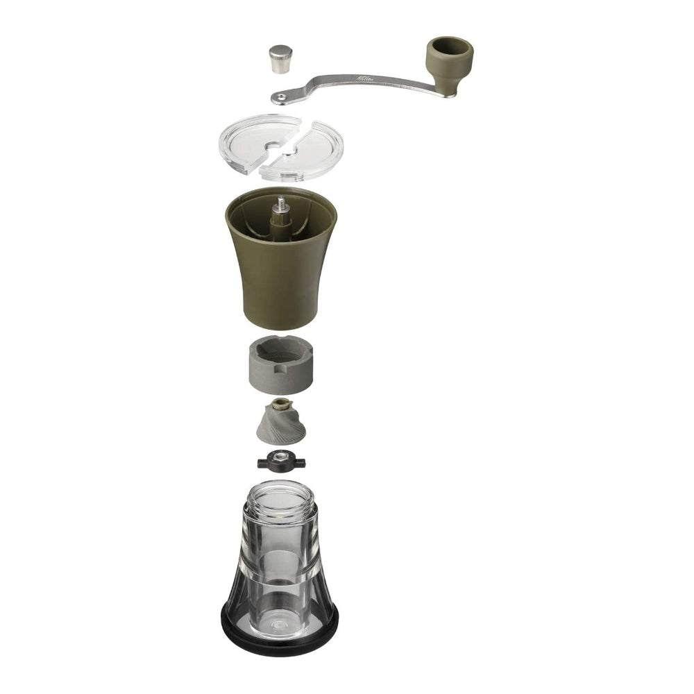 預訂｜全港免運｜Kalita - 25g容量 輕巧方便 手搖/手動磨咖啡豆機 Coffee Mill KKC-25 【約10-15個工作日內寄出】