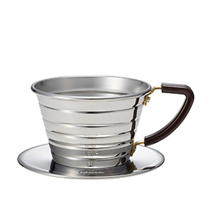 訂貨｜全港免運｜KALITA - 不銹鋼波浪咖啡濾杯 Stainless Wave Dripper 155/185【約2-3個星期內寄出】