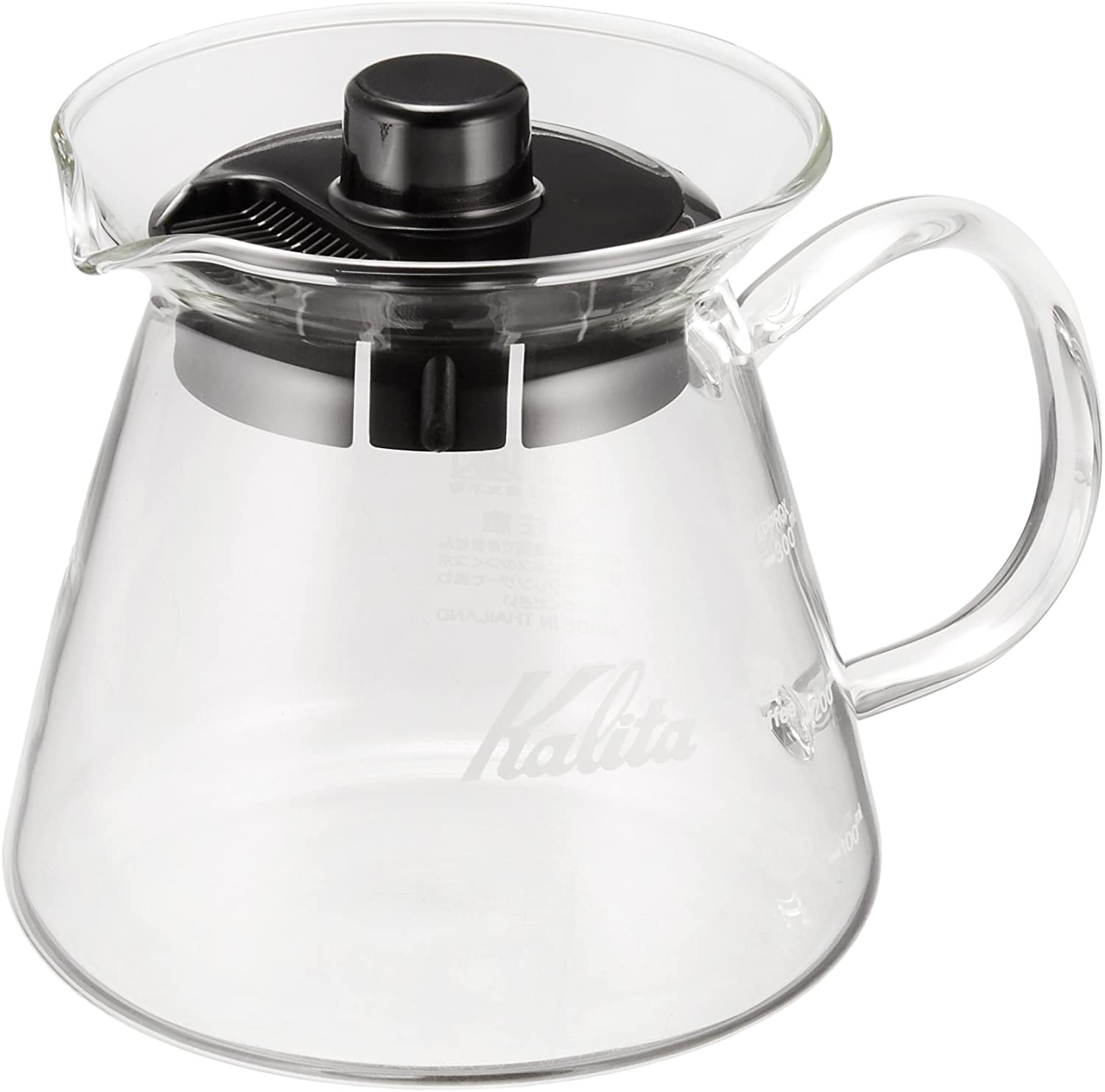 (預訂｜全港免運) Kalita 玻璃手柄 玻璃咖啡壺 300 Server G (300ml 2杯)【約10-15個工作天內寄出】