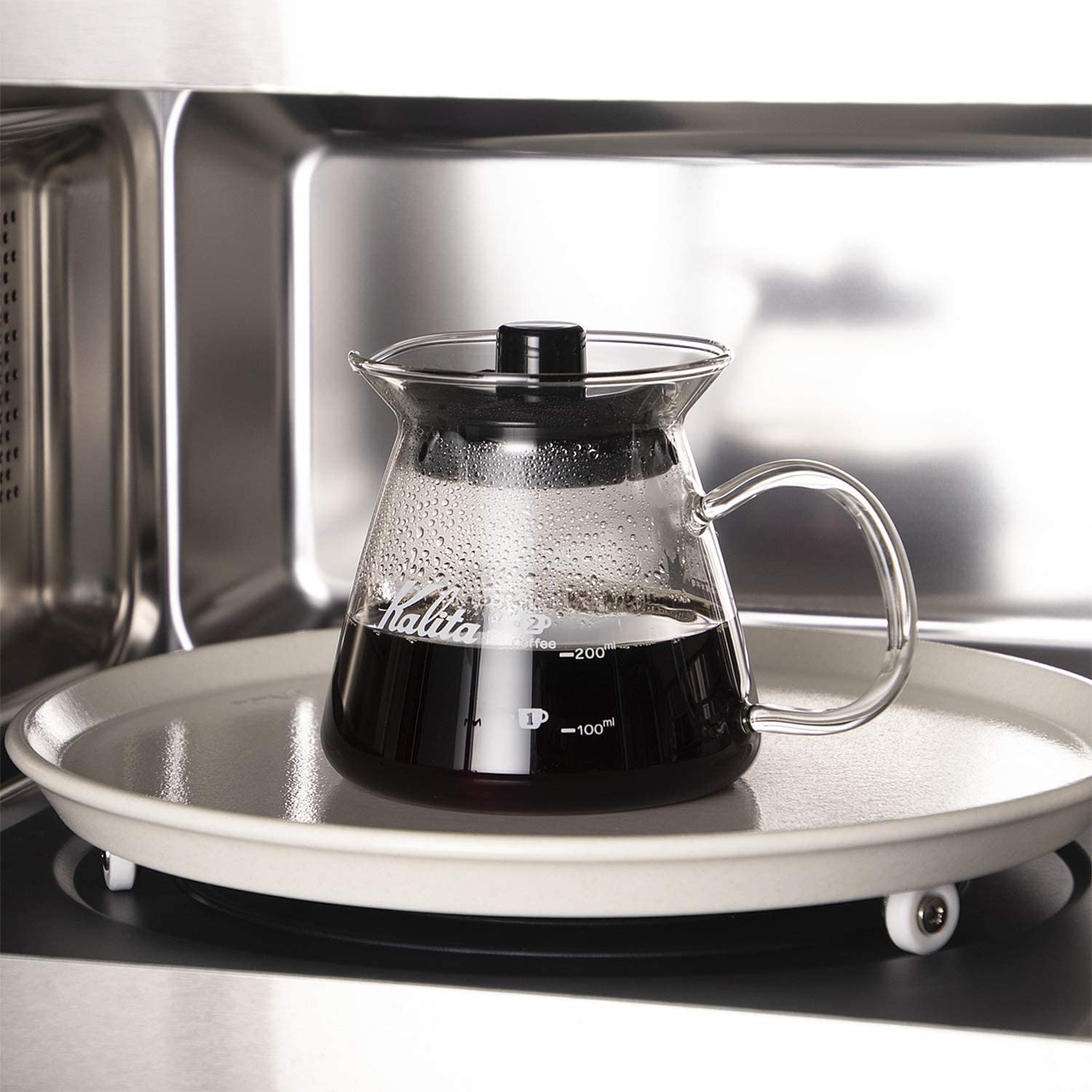 (預訂｜全港免運) Kalita 玻璃手柄 玻璃咖啡壺 300 Server G (300ml 2杯)【約10-15個工作天內寄出】