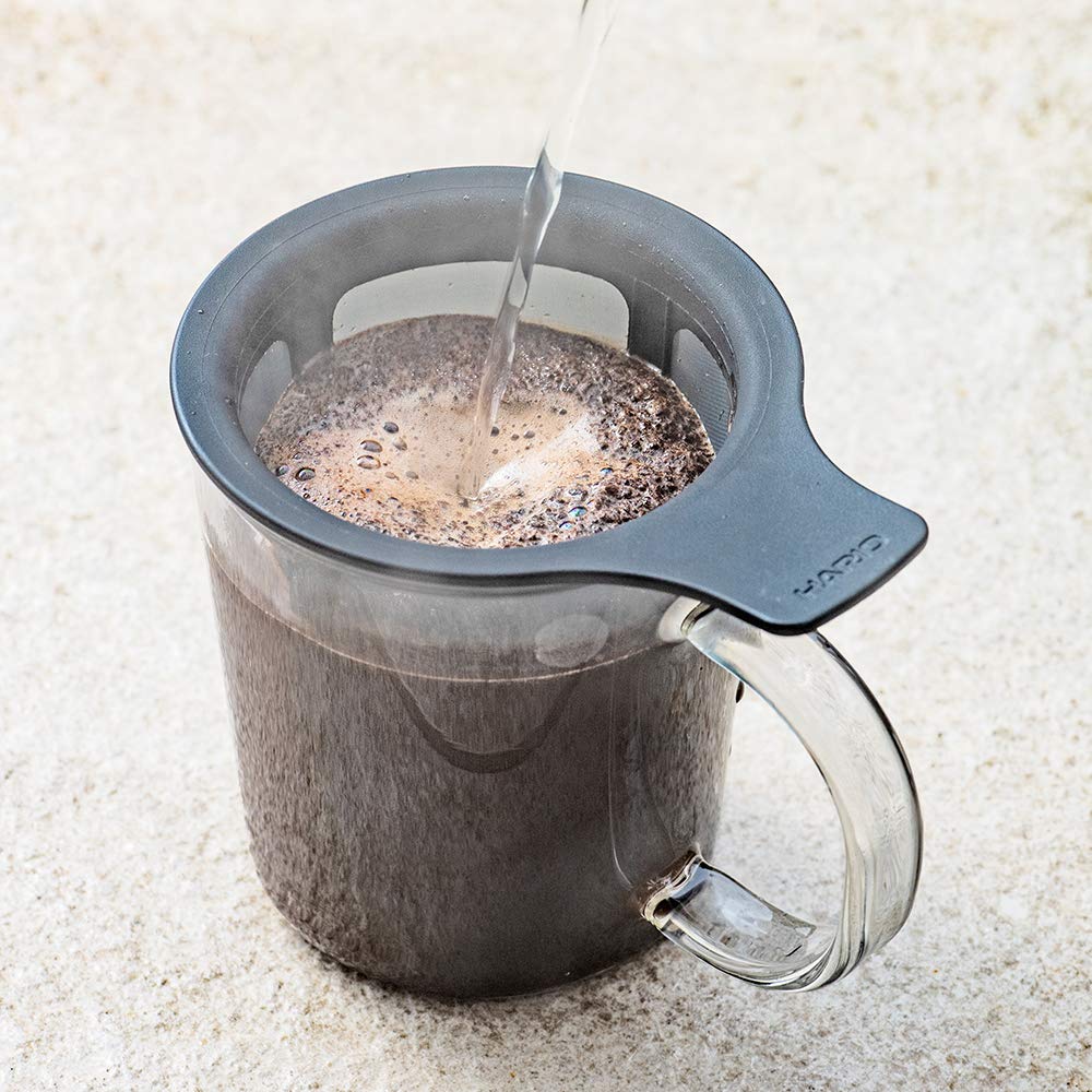 (預訂｜全港免運) HARIO V60 免濾紙咖啡沖煮杯 One Cup Coffee Maker (170ml) OCM-1-B 【約10-15個工作日內寄出】 - Premium Mall HK