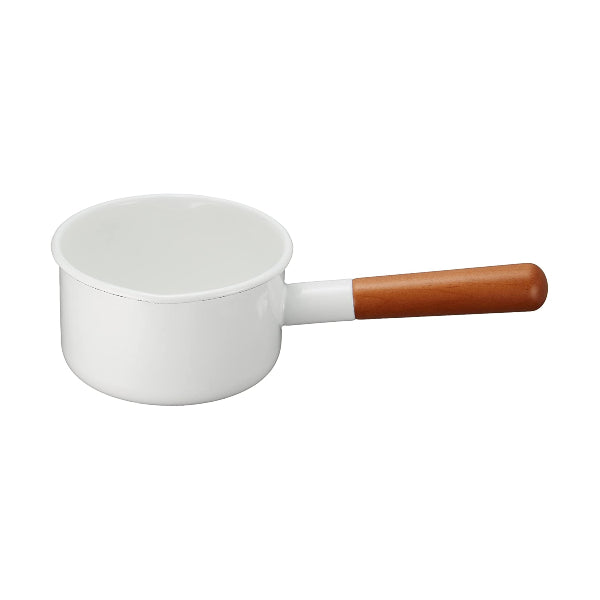 (預訂｜全港免運) 野田琺瑯 Noda Horo 日本製 POCHKA系列 琺瑯牛奶鍋 12cm/0.7L (IH不對應)【約10-15個工作日內寄出】 - Premium Mall HK