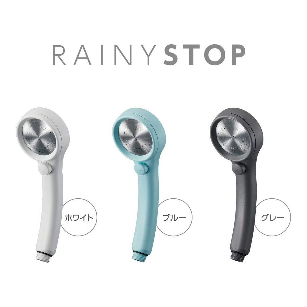 預訂｜全港免運｜Sanei - 三榮水栓 日本製花灑頭 RAINY STOP 慳水廣花灑頭 含止水開關功能【約10-15個工作日內寄出】 - Premium Mall HK