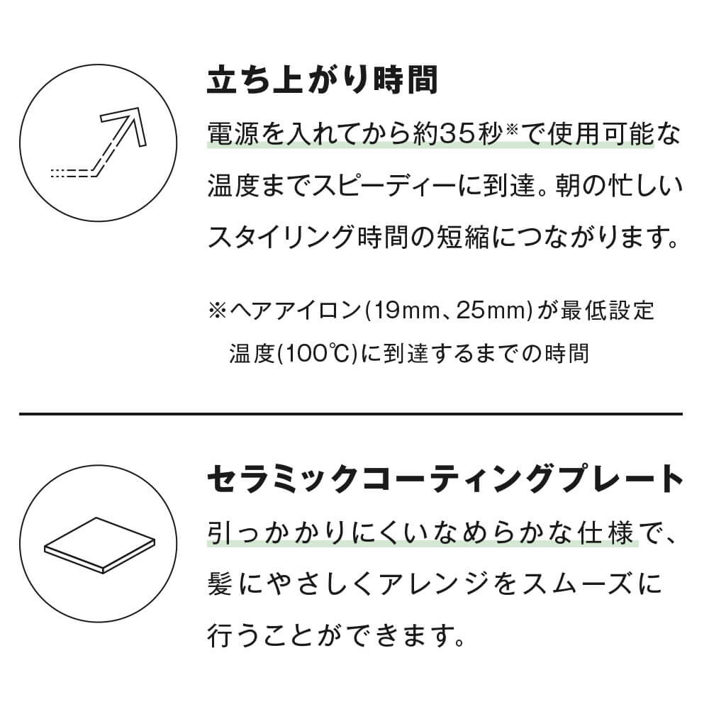 (預訂｜全港免運) SALONIA 曲髮用 捲髮器 捲髮夾 CERAMIC CURL IRON 旅行用 (19mm/25mm/32mm) 平行進口【約10-15個工作日內寄出】 - Premium Mall HK