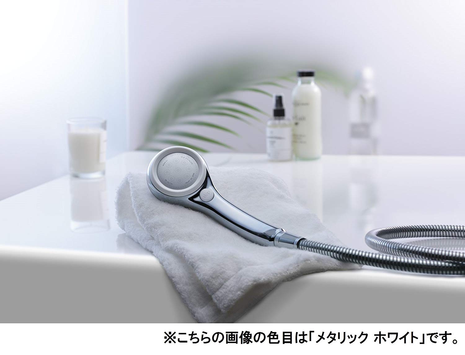 (預訂｜全港免運) Sanei 三榮 日本製花灑頭 RAINY Merallic 慳水鍍鉻外層 極致細膩舒適花灑頭 含止水開關功能【約10-15個工作日內寄出】 - Premium Mall HK
