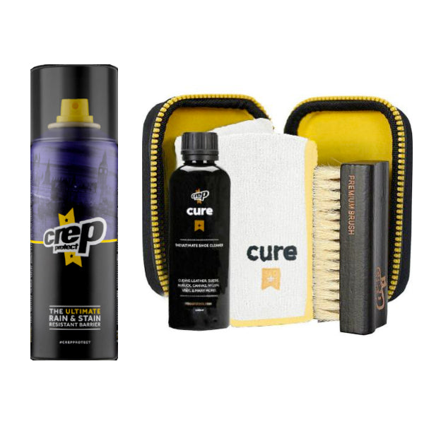 Crep Protect - Spray & Cure Set 拍檔套裝優恵 英國品牌  防水噴霧+清潔套裝【現貨｜全港免運】 - Premium Mall HK