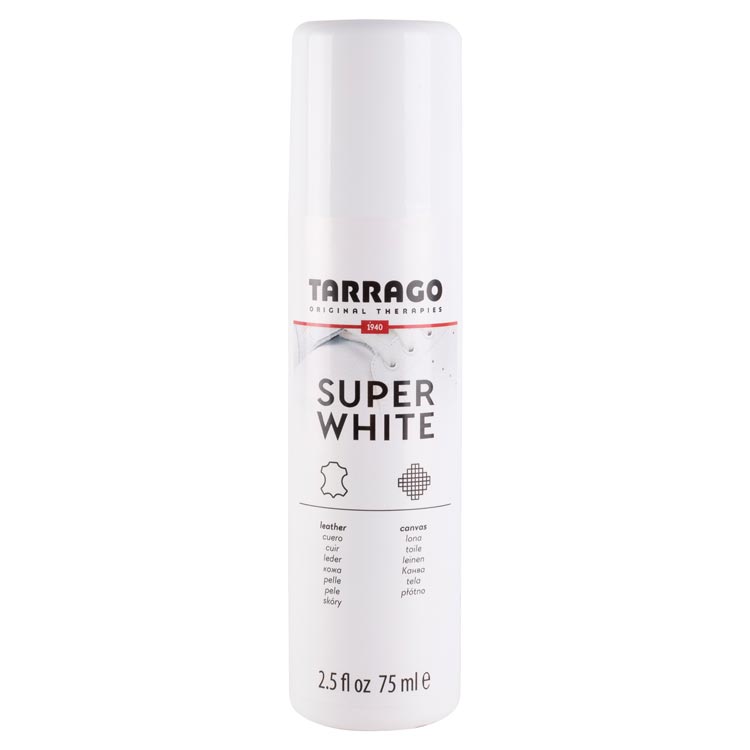 (現貨｜全港免運) TARRAGO 西班牙製 SUPER WHITE 超級白 中底補白 泛黃變白救星 白鞋油 75ml (2021新包裝) - Premium Mall HK