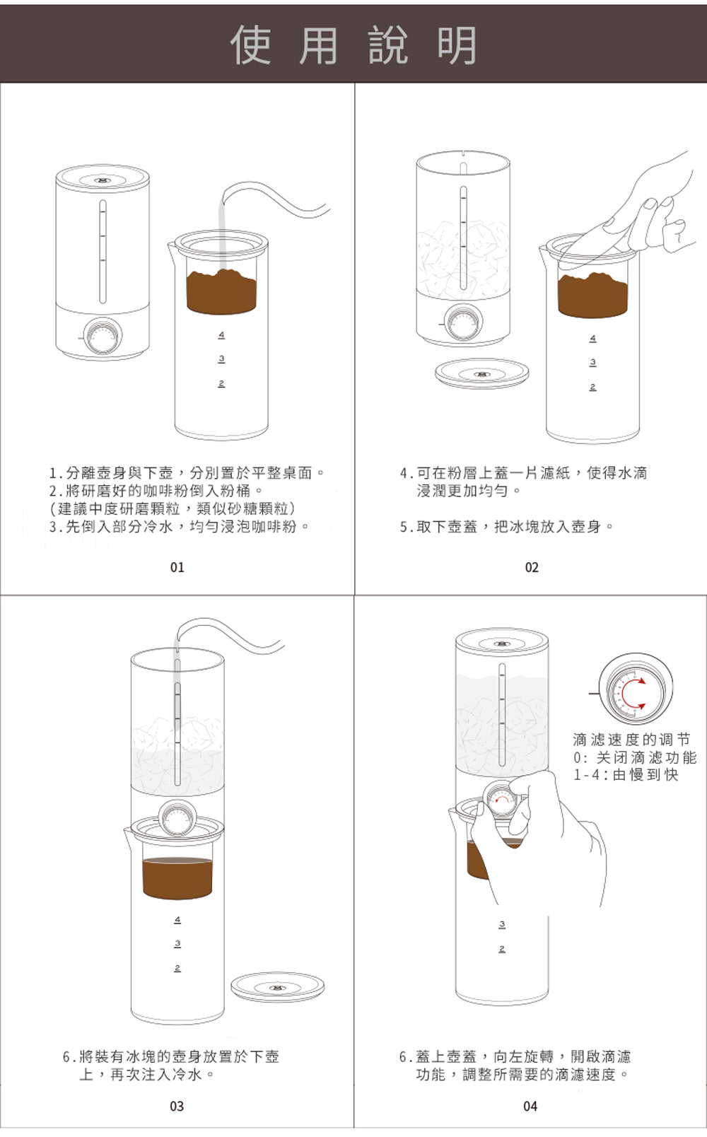 現貨｜全港免運｜Timemore - 泰摩 冰滴式咖啡冷萃壺 冰滴咖啡壺 Ice Drip Bottle (400ml) - Premium Mall HK
