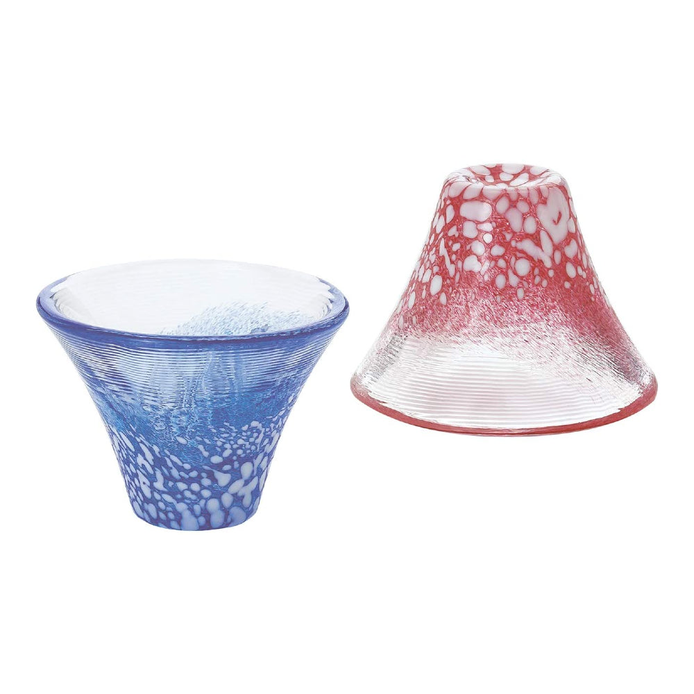 預訂｜全港免運｜東洋佐佐木 - Toyo-Sasaki Glass 富士山招福杯 清酒冷酒玻璃杯 G635-T72 (一套2隻 35ml)【約10-15個工作日內寄出】