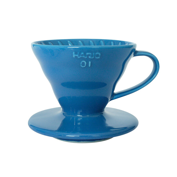 現貨｜全港免運｜HARIO - V60 01彩虹陶瓷咖啡濾杯 Ceramic Dripper 1-2杯 海軍藍 (VDC-01-TKB)【平行進口】