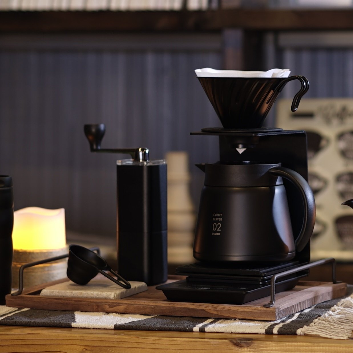 (預訂｜全港免運) HARIO V60 02 不鏽鋼咖啡濾杯 Metal Dripper Matte Black 1-4杯 VDM-02-MB  【約10-15個工作日內寄出】 - Premium Mall HK
